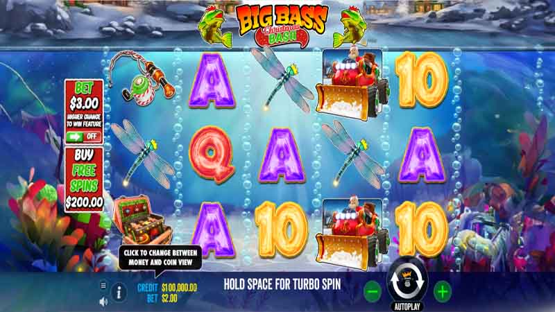 Cómo jugar al slot Big Bass Christmas Bash